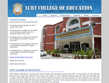 Tablet Screenshot of lcrteducation.com